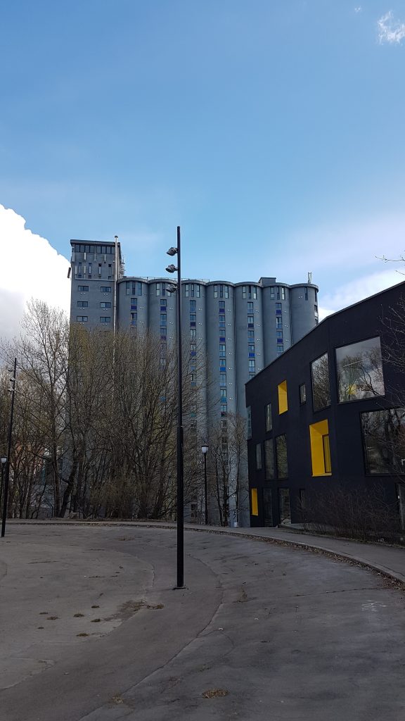 Sýpka prerobená na študentský dom, Grünerløkka, Oslo