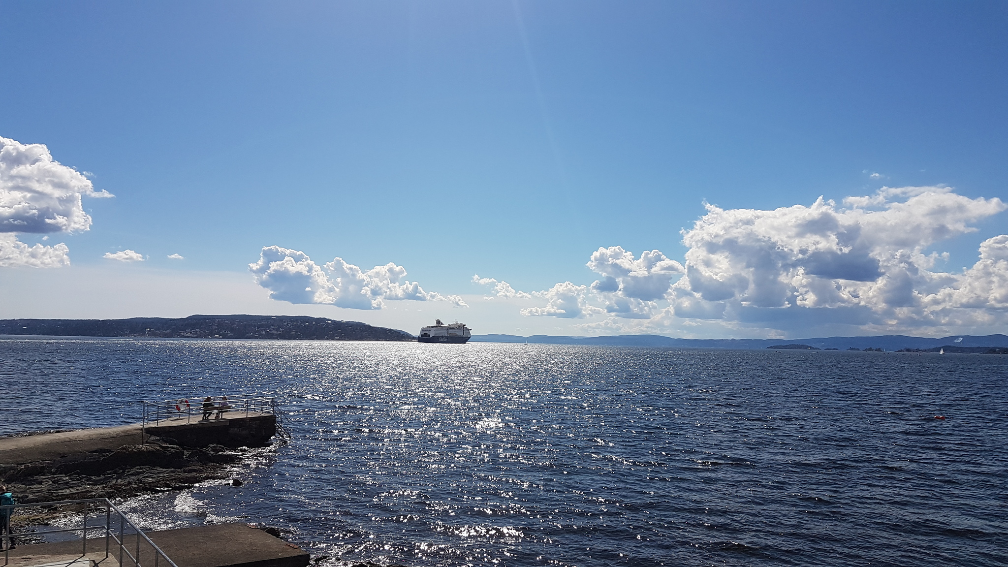 Výhľad na záliv z poloostrova Bygdøy, Oslo
