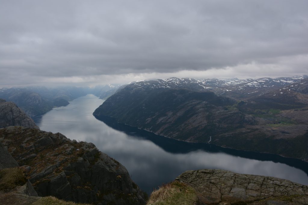 Fjord pod výhľadom Preikestolen